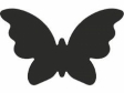 Vysekávačka papiera - motýľ