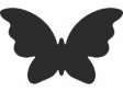 Vysekávačka papiera - motýľ