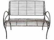 Romantická záhradná lavička Clayre & Eef - Pre dve osoby – 106 × 56 cm