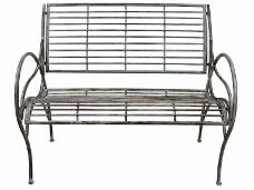 Romantická záhradná lavička Clayre & Eef - Pre dve osoby – 106 × 56 cm