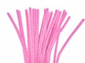 Žinilkový drôt 6 mm - ružový - 10 ks