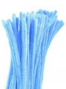 Žinilkový drôt 6 mm - svetlý modrý - 10 ks