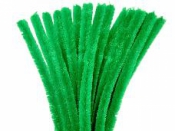 Žinilkový drôt 6 mm - svetlý zelený - 10 ks