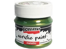 Metalická akrylová farba 50 ml - zelenozlatý dotyk