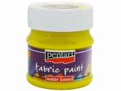 Farba na textil - žltá - 50 ml