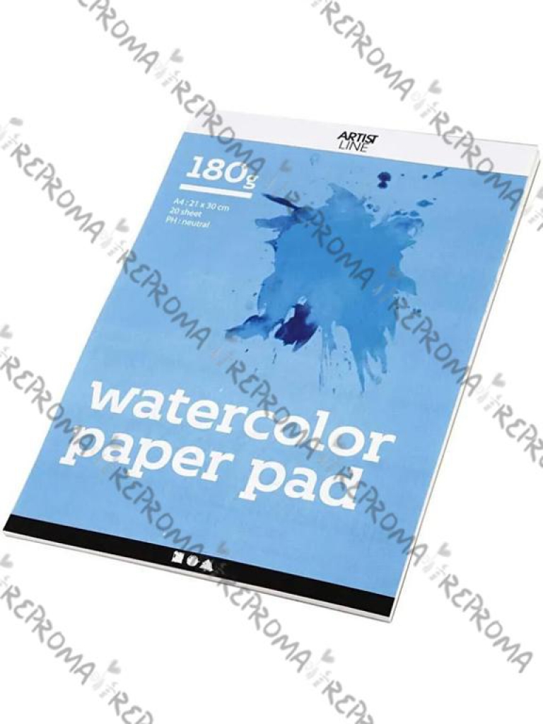 Akvarelový papier A4 180g - blok 20 hárkov