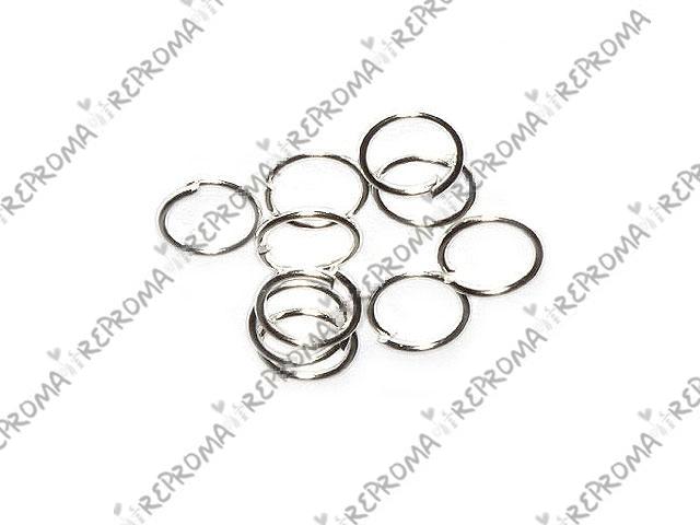 Bižu krúžky 6mm 20ks - chirurgická oceľ