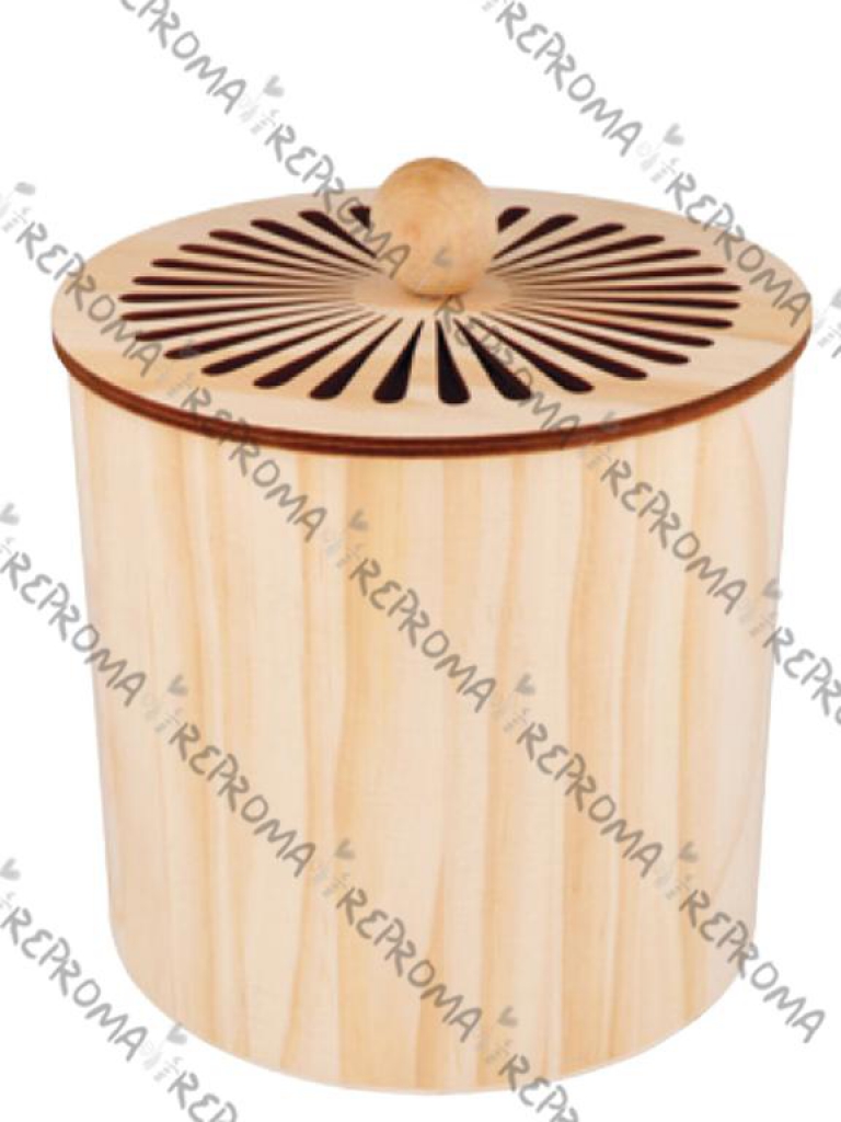 Drevená dóza BOHO 18 cm