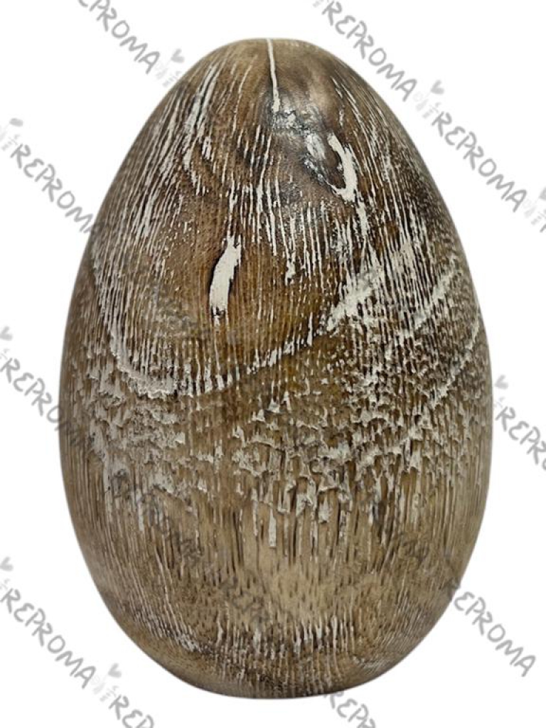Drevené stojace vajíčko 9 cm - mangové drevo