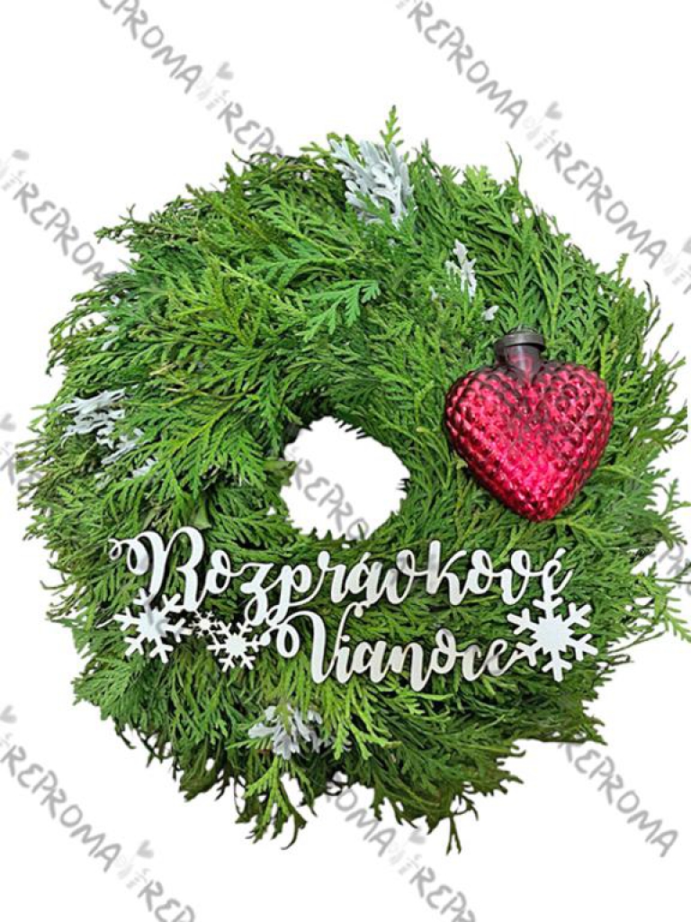 Drevený nápis Rozprávkové Vianoce 21 cm