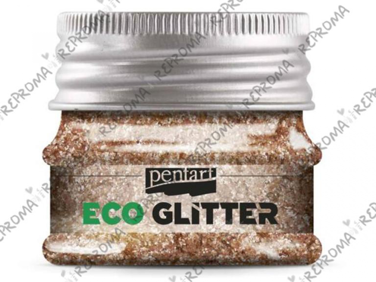 Eco glitter 15g - ružové zlato jemné
