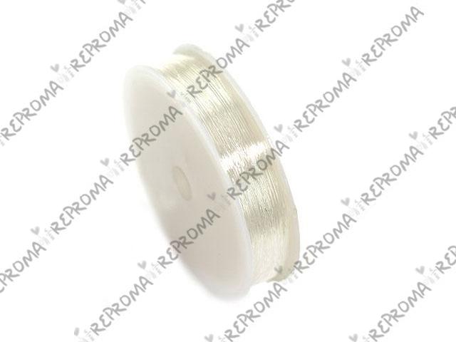 Elastický silón okrúhly 0,4mm - 20m - priehľadný