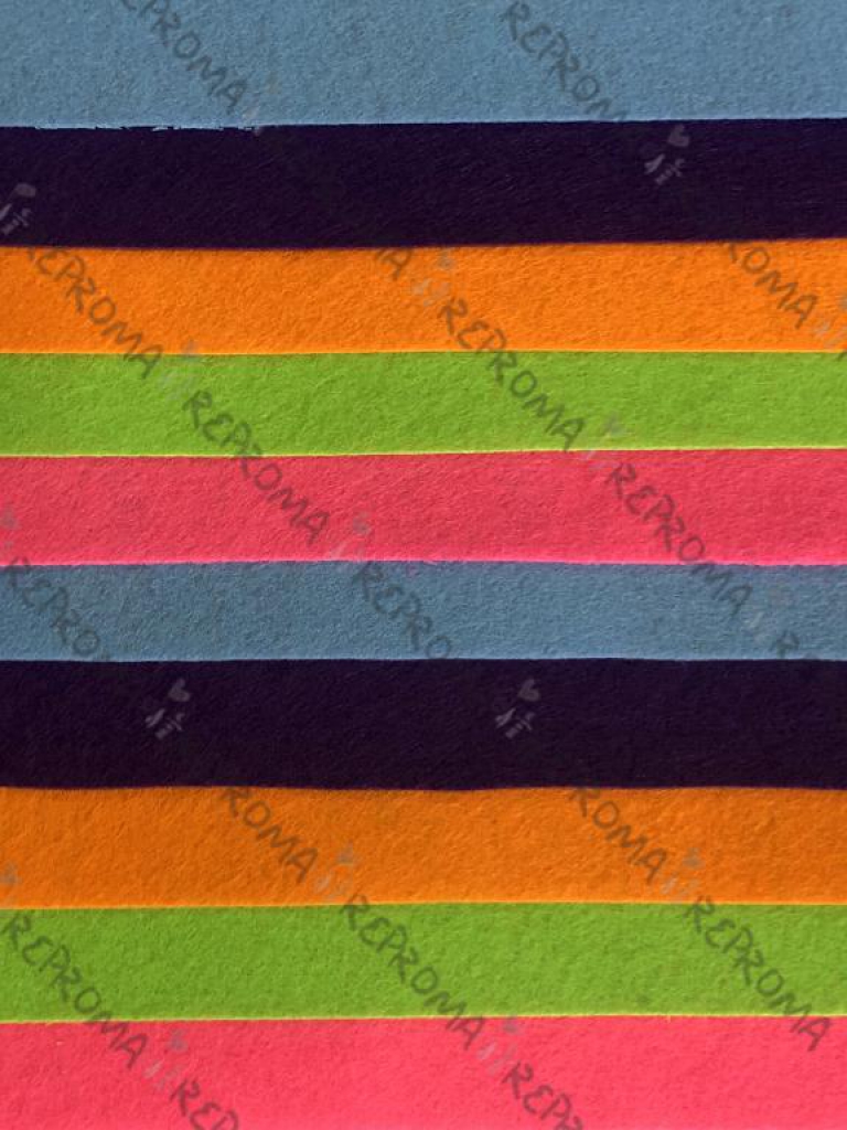 Sada filcov 1 mm A4 - 10 ks - neon