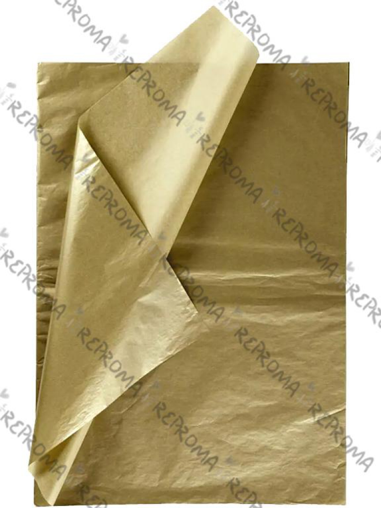 Hodvábny papier 50x70 cm - 6ks - zlatý