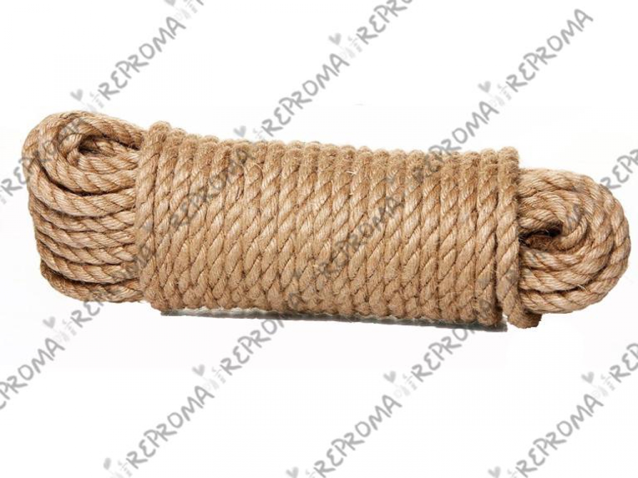 Jutové lano 6 mm - návin 25 m
