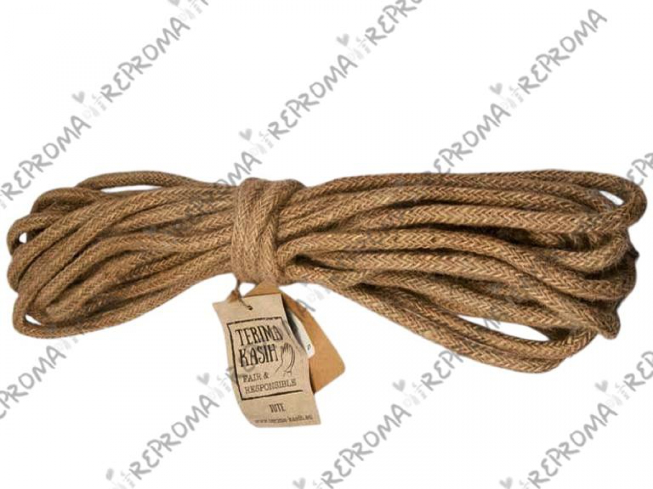 Jutové lano 6 mm - návin 10 m