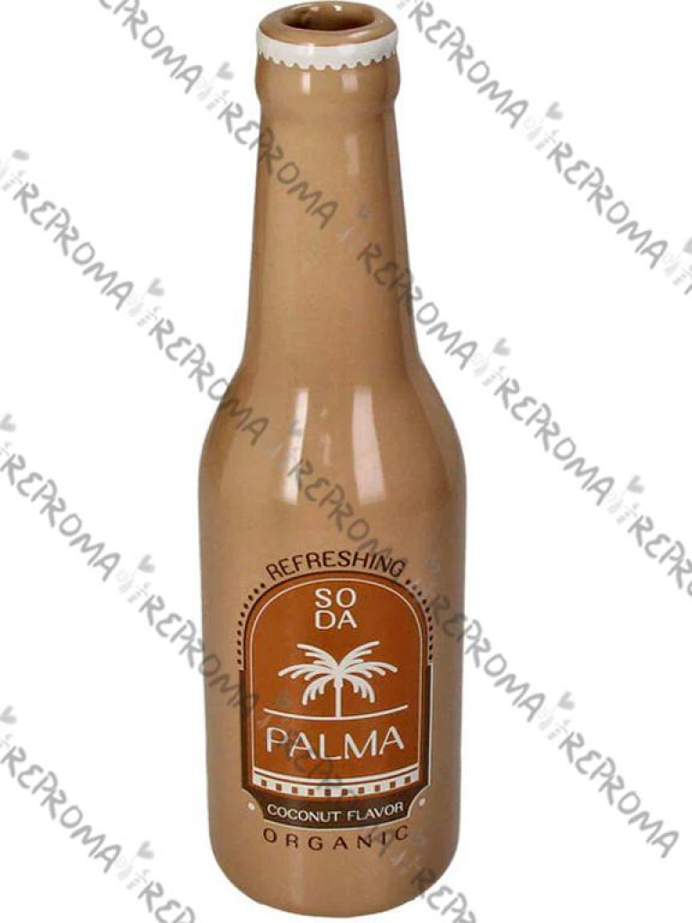 Keramická váza alebo svietnik Soda coconut 24 cm