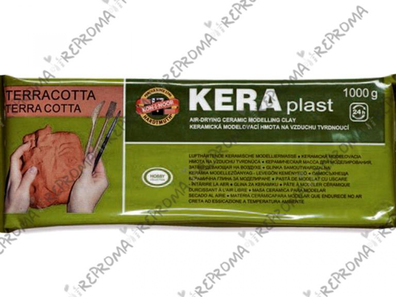 Keramická modelovacia hmota KERAplast terracota 1kg