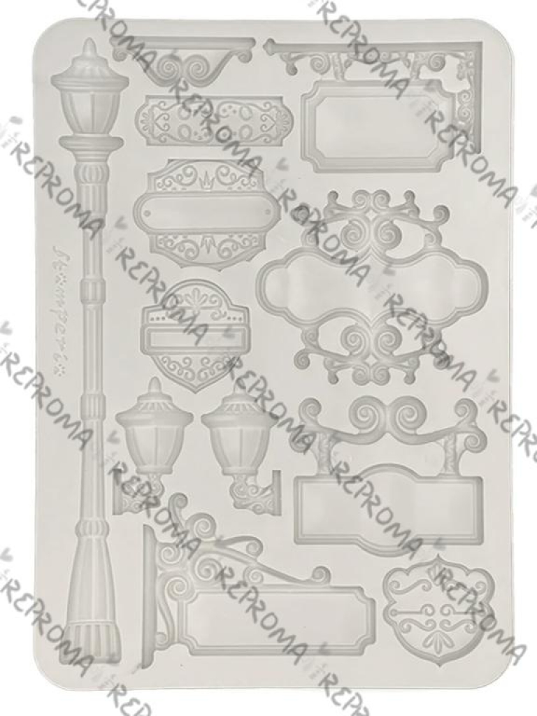 Silikónová odlievacia forma 14 x 21 cm - staré mesto