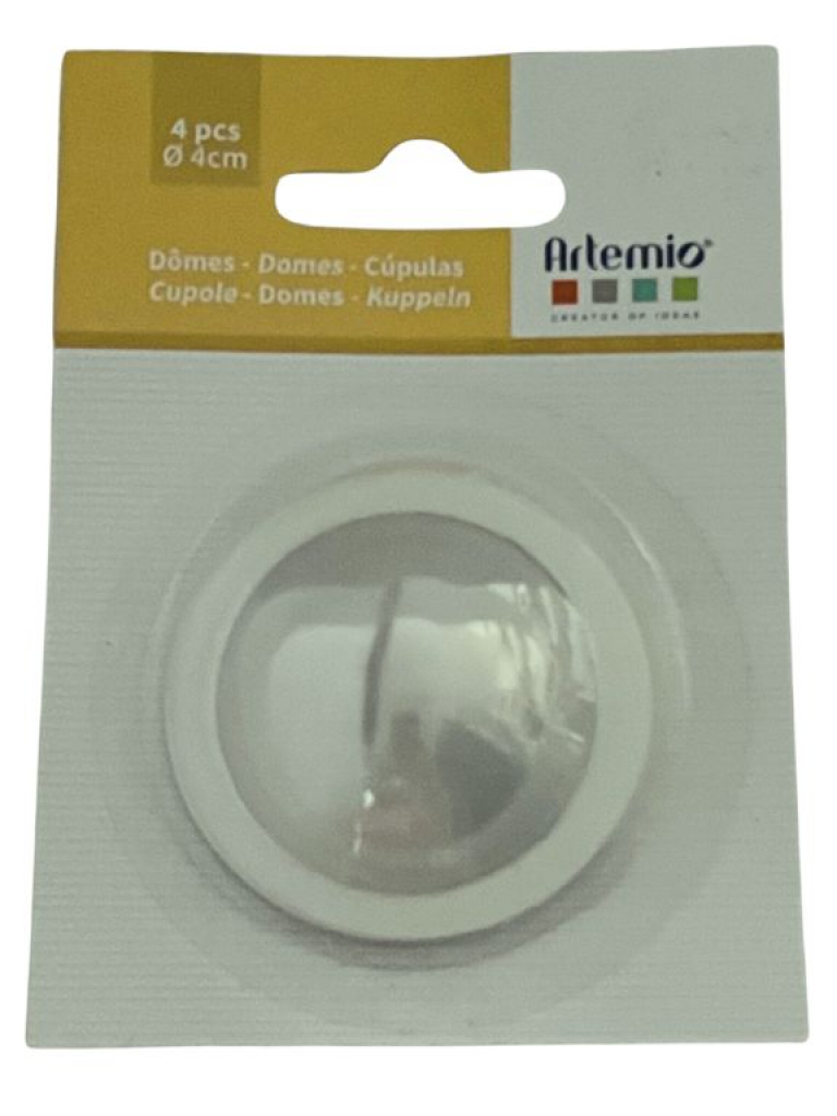 Plastová polguľa Shaker pocket 6 cm sada 4 kusy