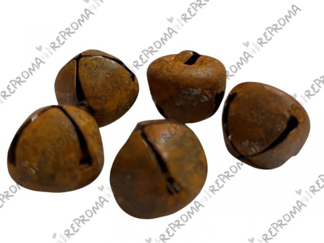 Rolnička 2 cm - antik hrdzavá