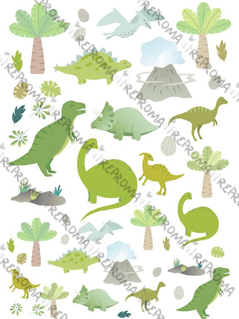 Artemio Transférové nálepky - dinosaury