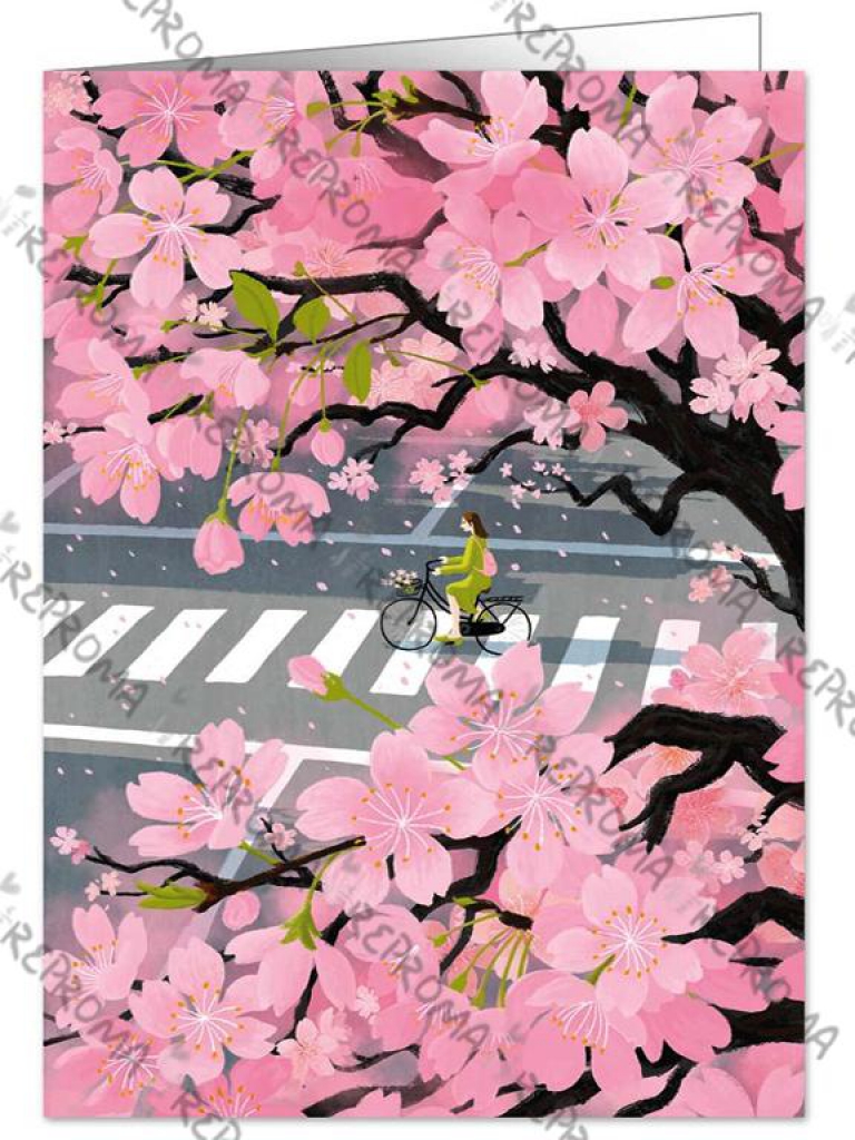 Umelecká pohľadnica 11x16 cm Spring love