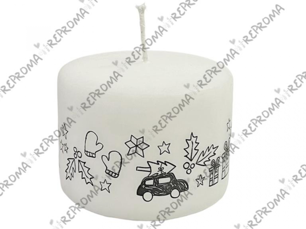 Prémiová vianočná sviečka 30 hod - Cosy X-Mas